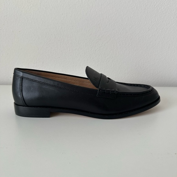 Lauren Ralph Lauren | Wynnie Burnished Leather Loafer | New | Size 9.5 B - Picture 5 of 12